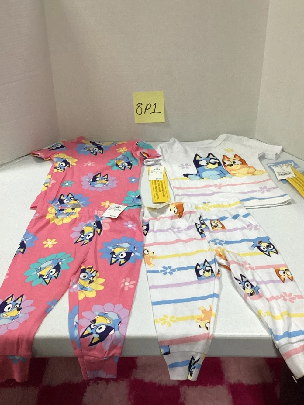 Kids' Pink and White Pajama Set - Two Styles